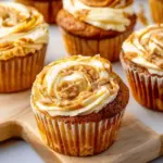 Swirled Pumpkin Cream Cheese Muffins