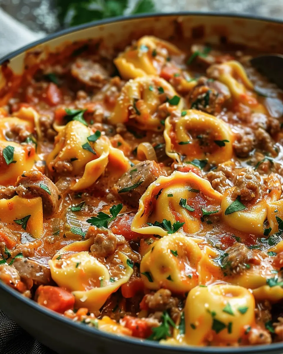 Rockpot Cheese Tortellini and Sausage: A Cozy Family Favorite
