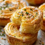 Cheesy Garlic Cruffin