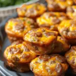 High-Protein Pancake Sausage Mini Muffins