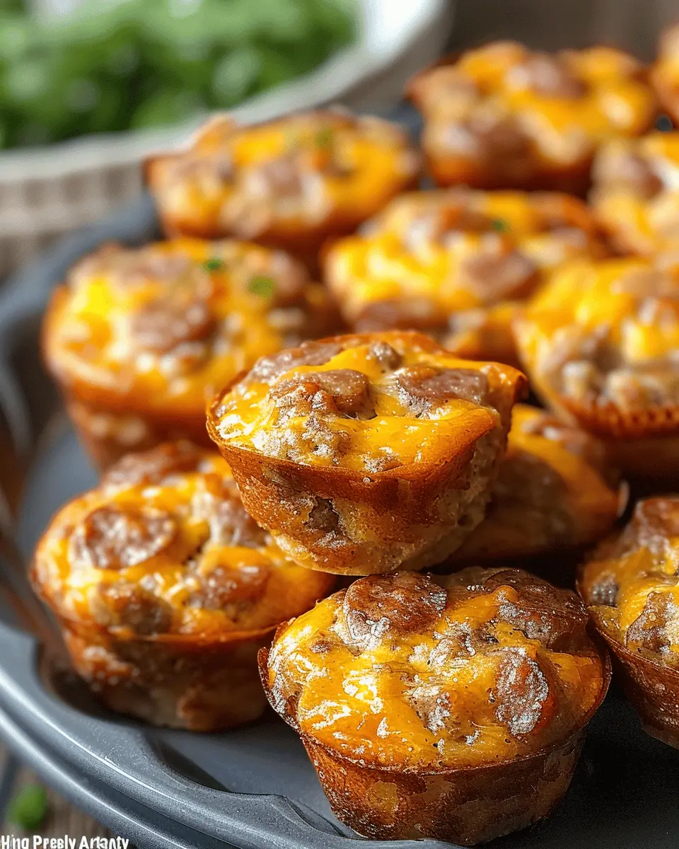High-Protein Pancake Sausage Mini Muffins with Turkey Bacon Delight