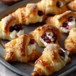 Cranberry Cream Cheese Crescent Bites