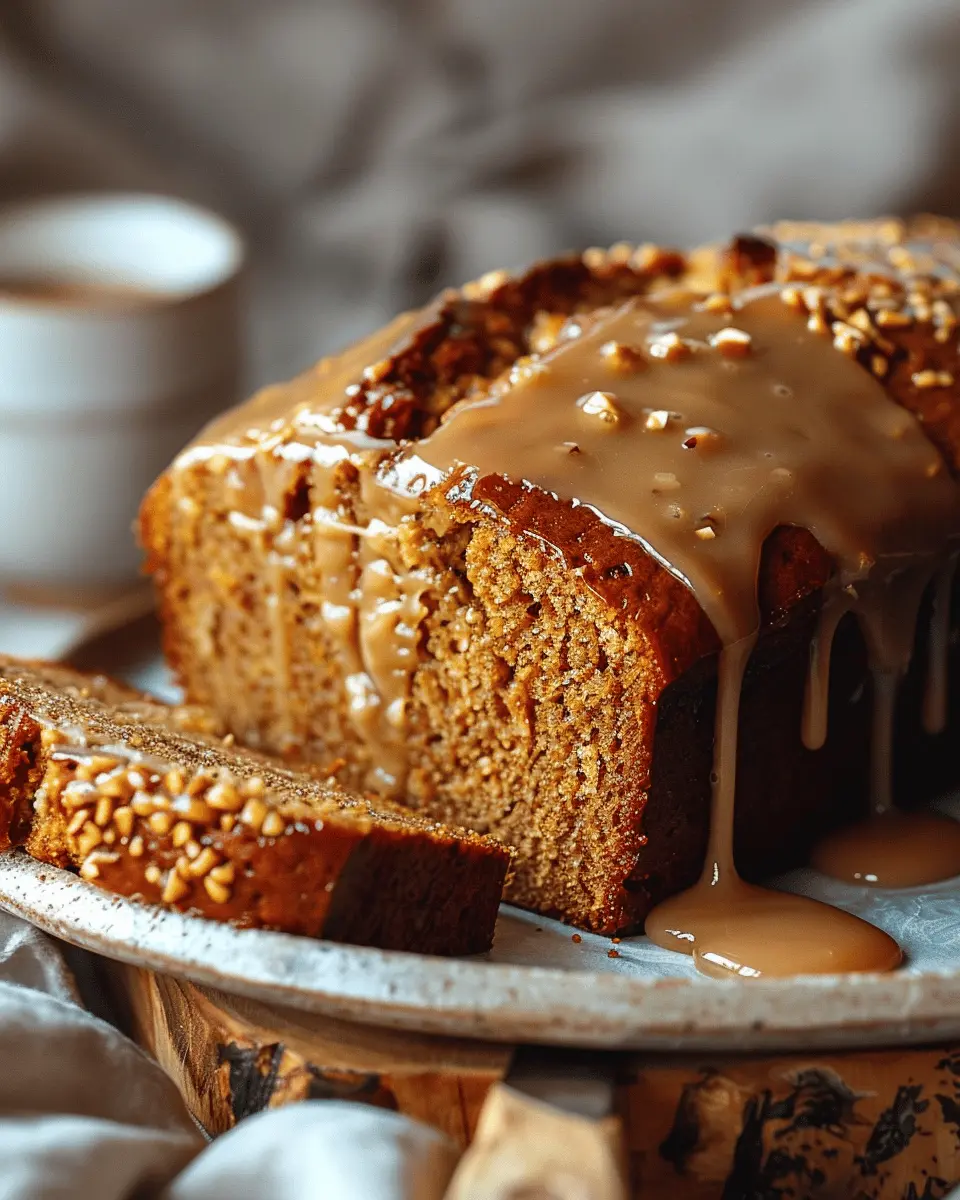 Rich Brown Butter Pumpkin Bread: Indulgent Salted Maple Glaze