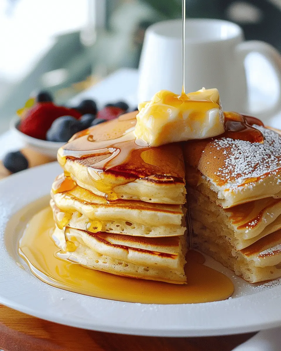 Fluffy Homemade Pancakes: Easy and Deliciously Indulgent Recipe