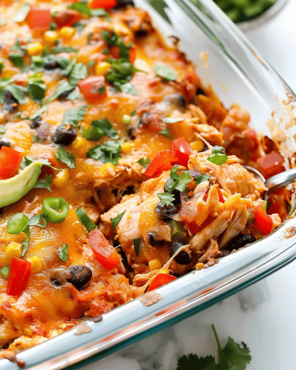 Easy Chicken Burrito Casserole: A Deliciously Simple Family Meal