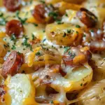 Cheesy Ranch Potatoes and Smoked Sausage