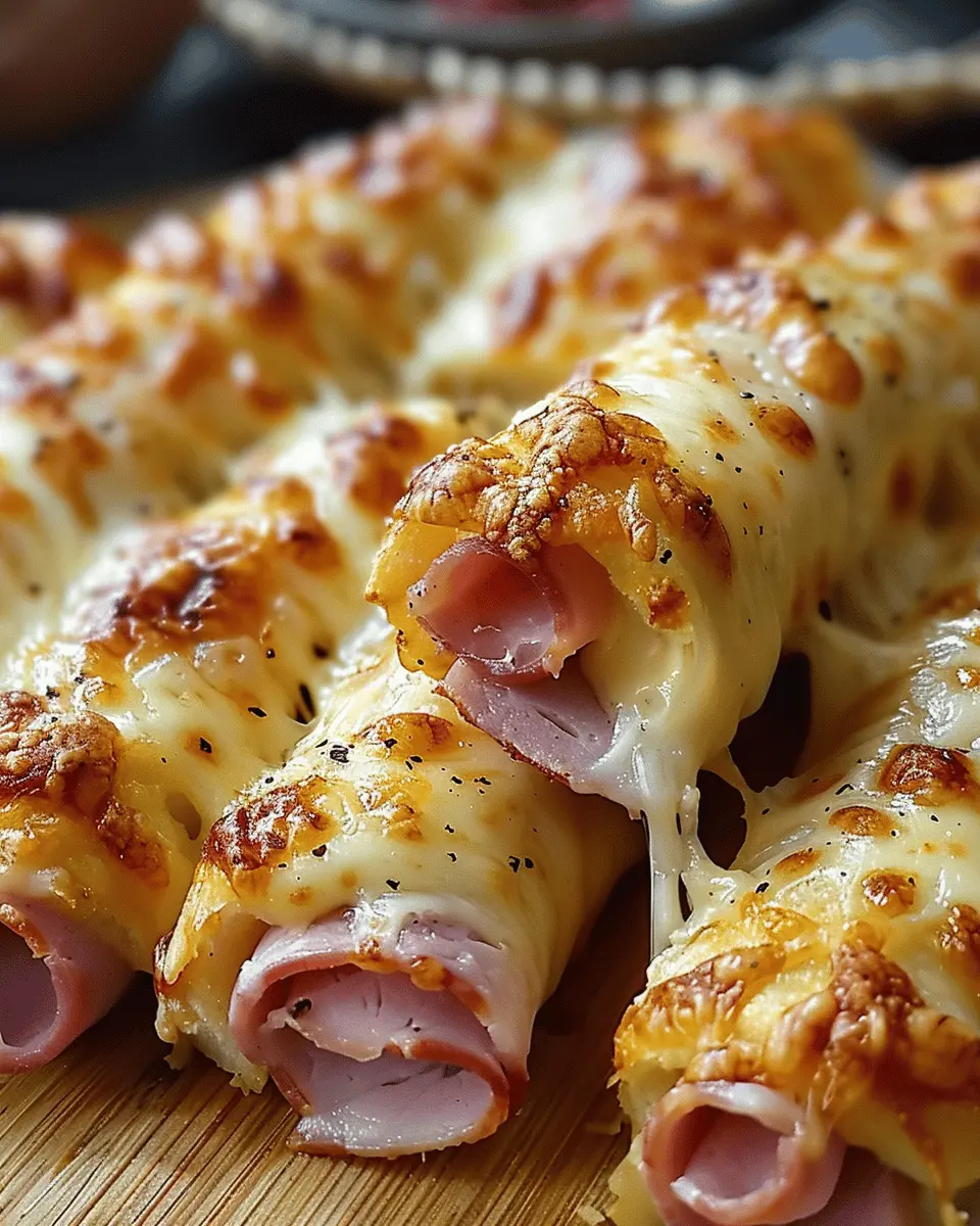 Ham and Cheese Sticks with Turkey Bacon: Easy Homemade Delight