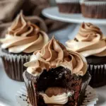 Chocolate Coffee Cream Cupcakes