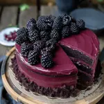 Blackberry Velvet Gothic Cake