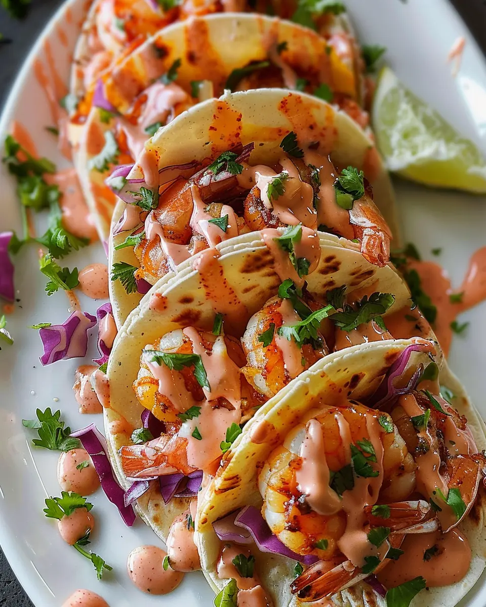 Bang Bang Shrimp Tacos: Indulgent Flavor with Turkey Bacon Twist