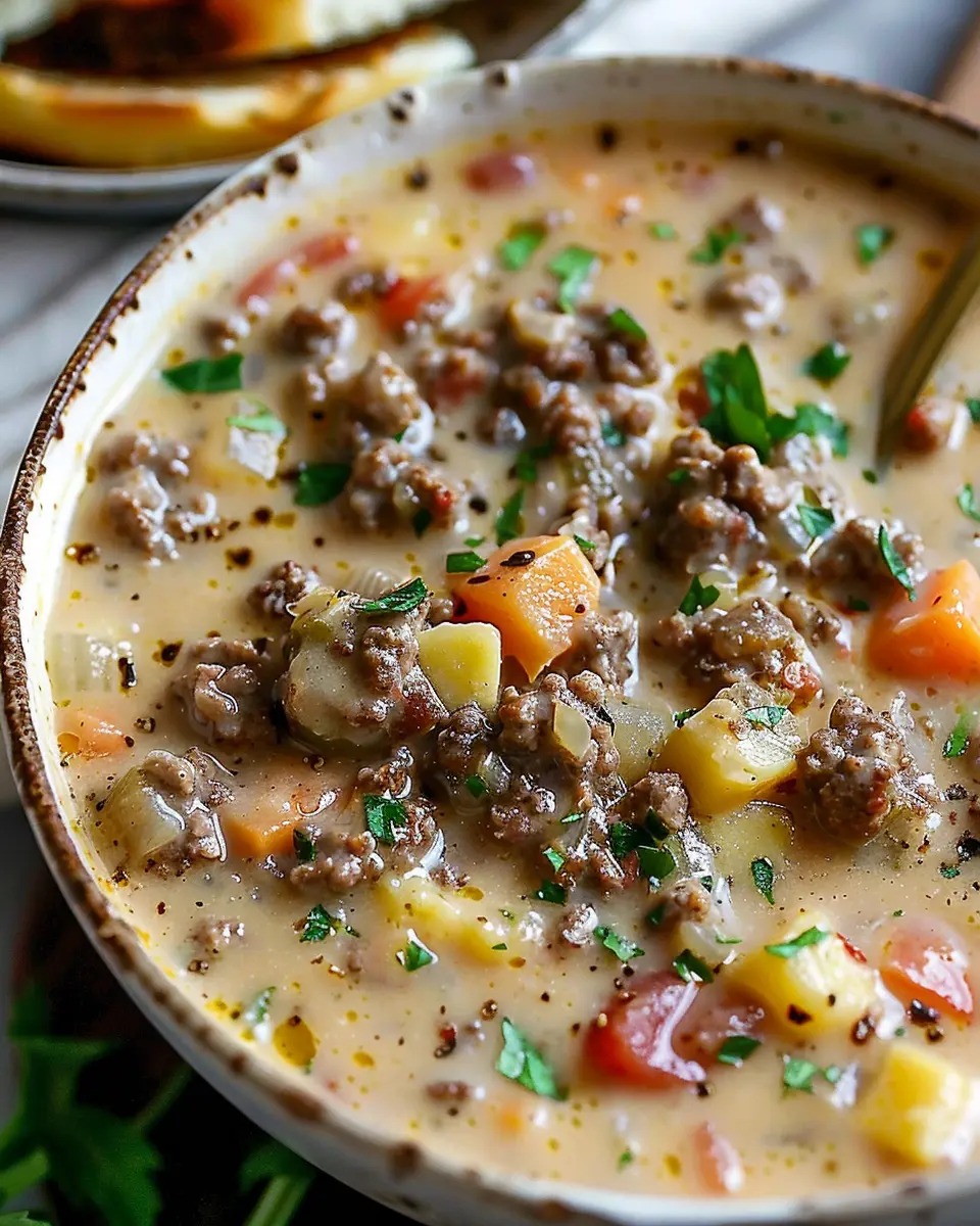 Cheeseburger Soup Recipe: Indulgent Comfort Food for All