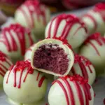 Grinch Oreo Balls with Red Velvet Oreos