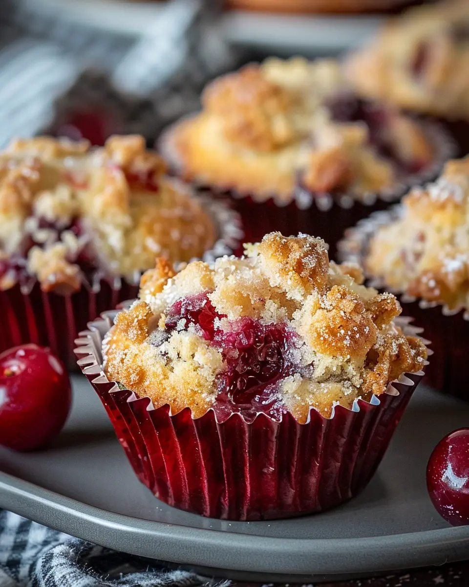 Cherry Cobbler Muffins: Easy Recipe for a Cozy Home Treat
