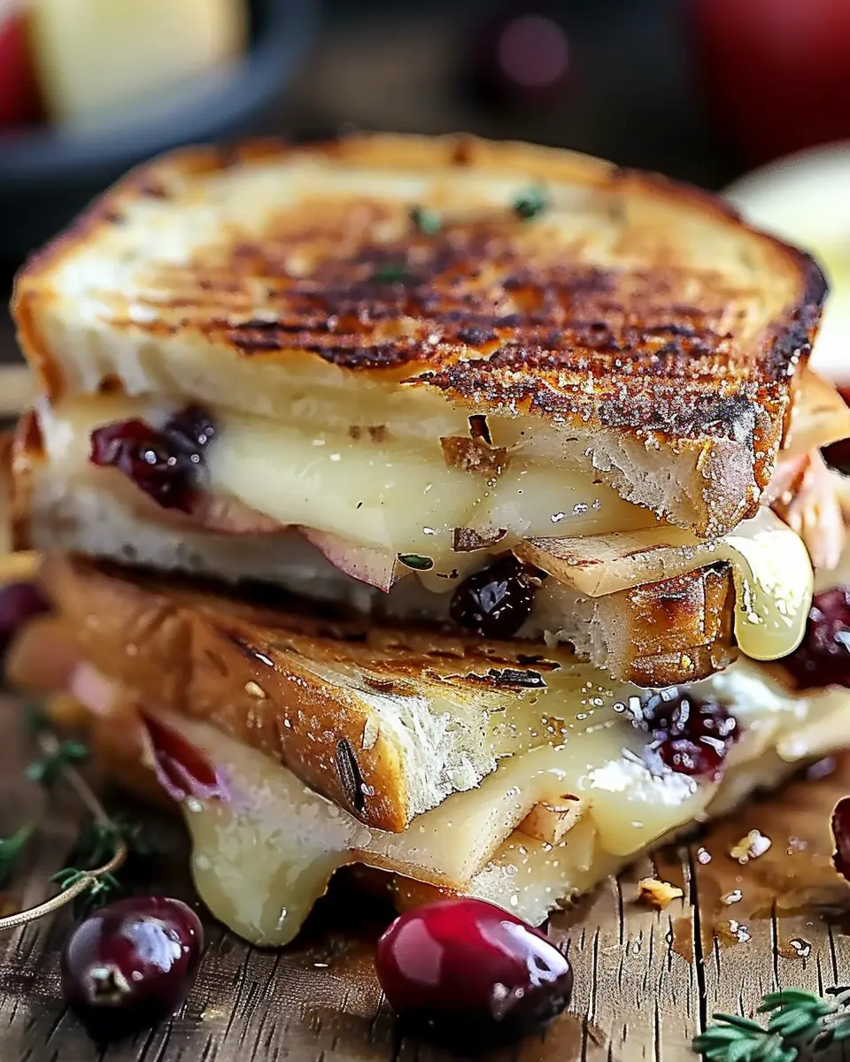 Apple and Cranberry Grilled Cheese: The Best Comfort Sandwich