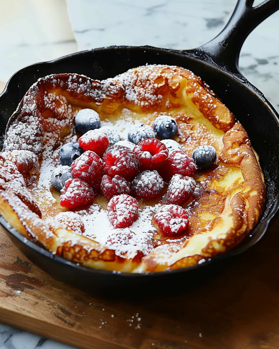 Dutch Baby Delight: Easy Recipe with Turkey Bacon and Chicken Ham