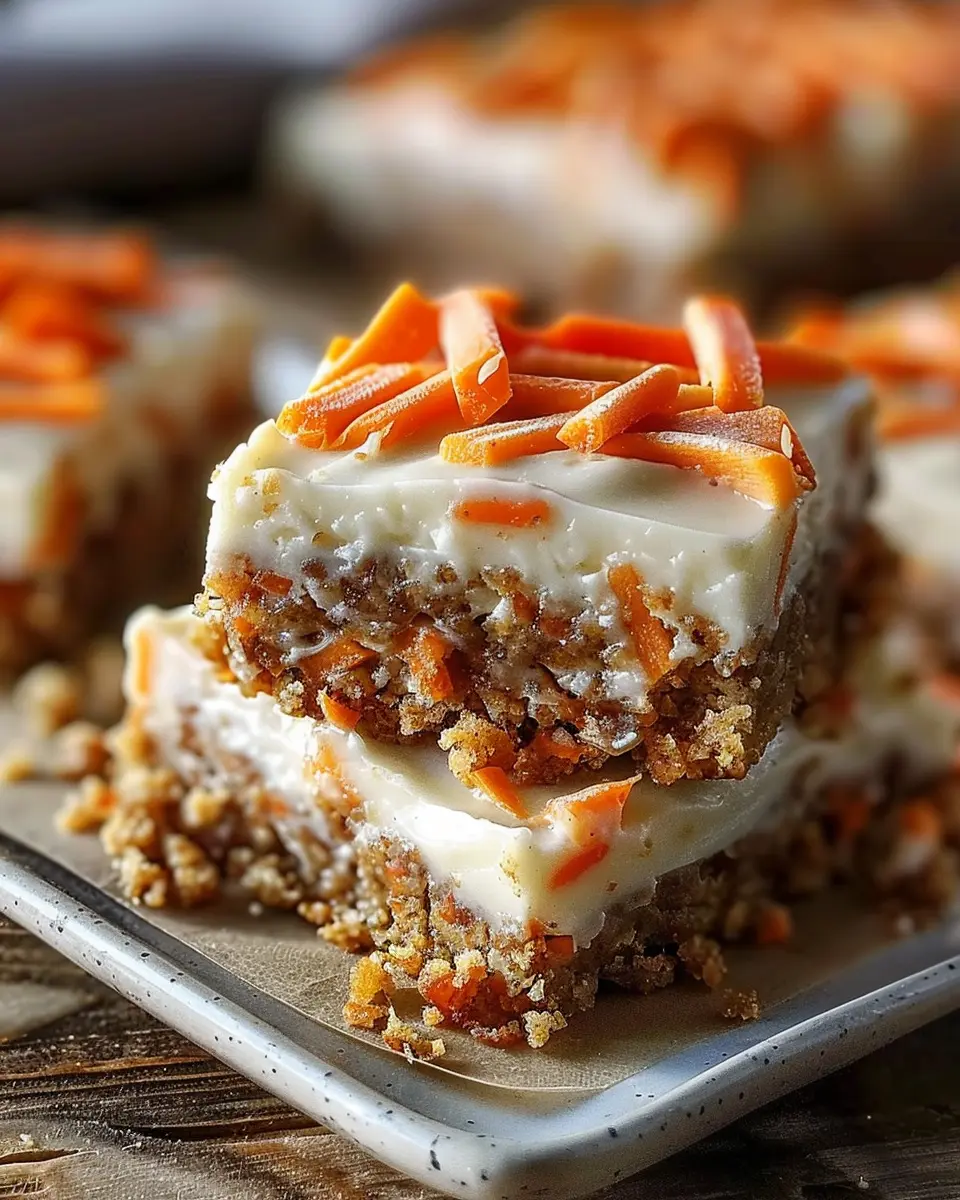 Cottage Cheese Carrot Cake Bars: A Deliciously Indulgent Treat