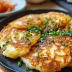 Korean Potato Cheese Pancakes
