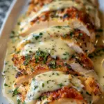 Baked Caesar Chicken with Creamy Parmesan Sauce