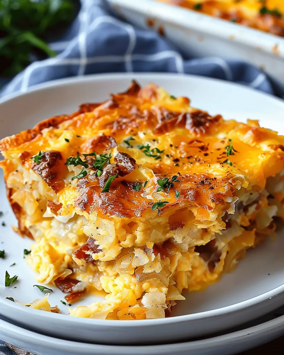 Best Breakfast Casserole: Hash Browns & Eggs Perfection Awaits