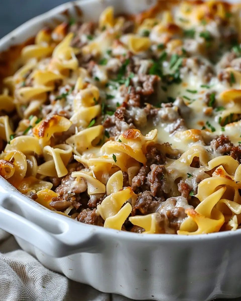 Sour Cream Beef Noodle Casserole: A Cozy Comfort Food Delight