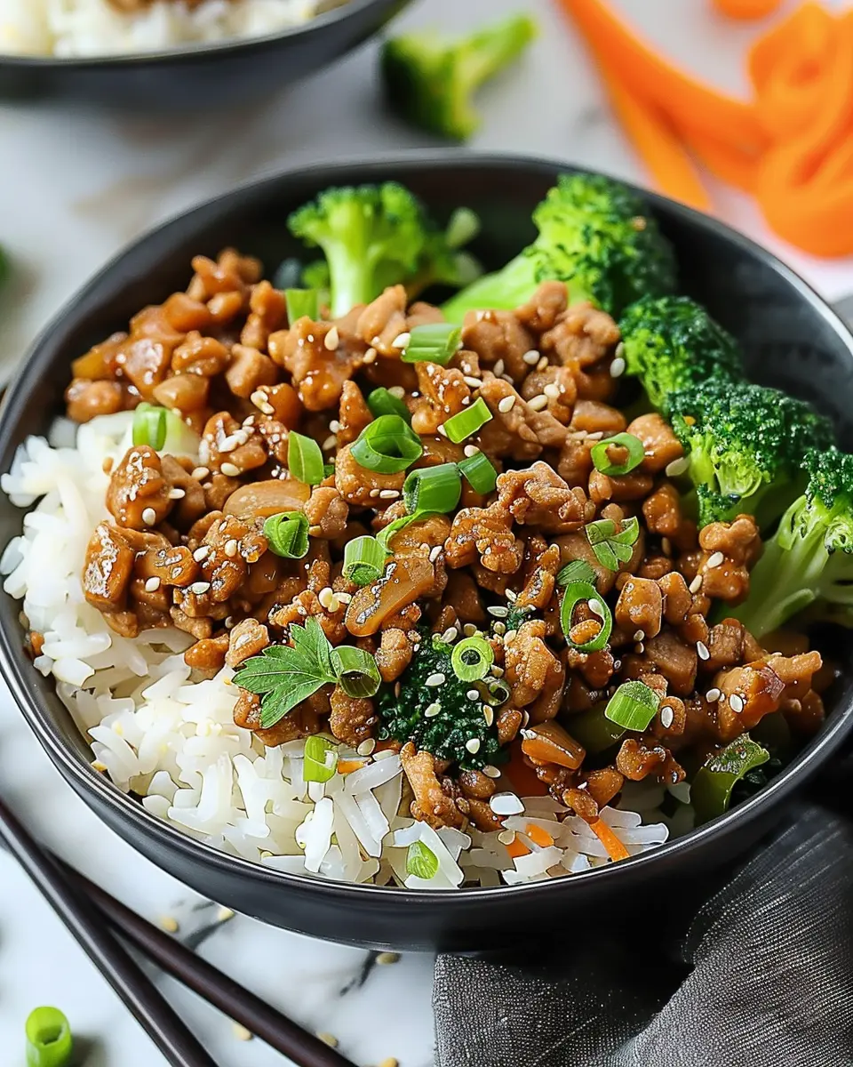 Teriyaki Ground Turkey Bowl: Easy and Flavorful Weeknight Meal