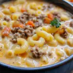 Cheeseburger Macaroni Soup