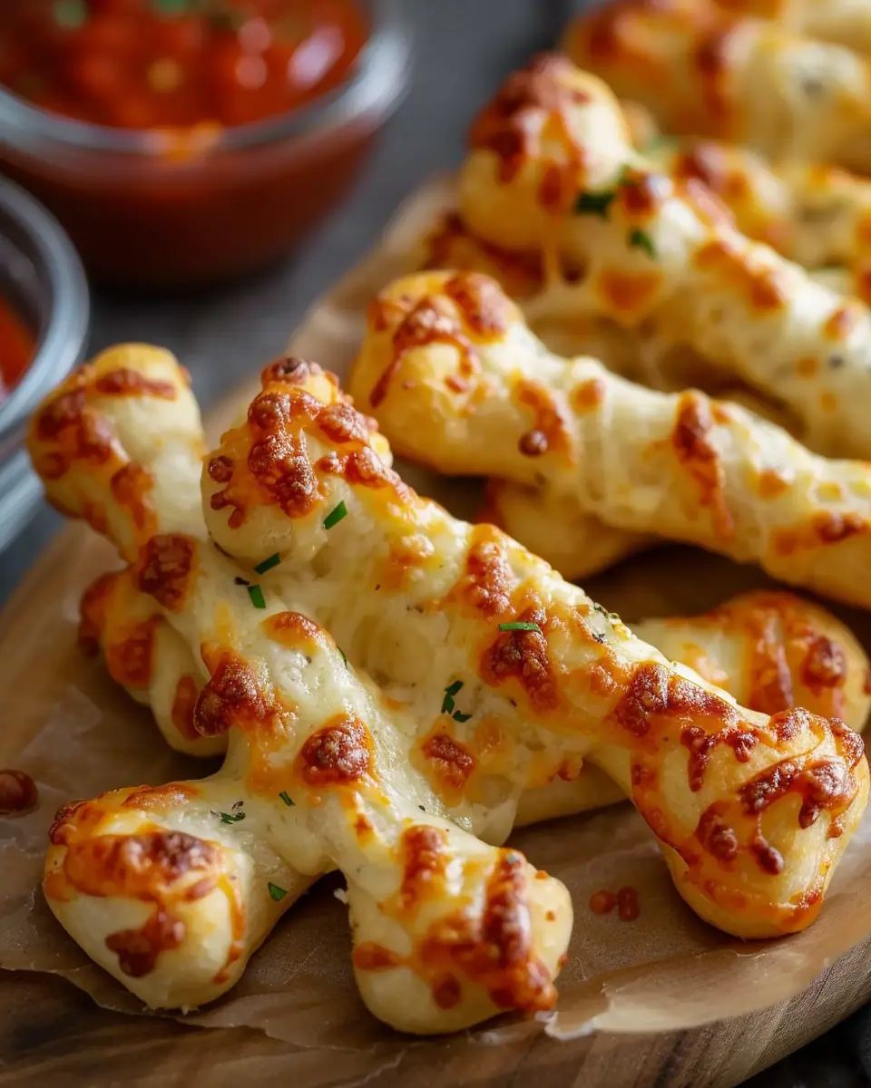 Cheesy Halloween Breadstick Bones: Easy and Fun Spooky Treats