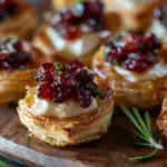 Baked Cranberry Brie Bites