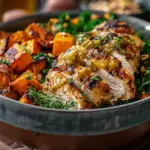 Maple Dijon Chicken & Roasted Sweet Potato Bowls