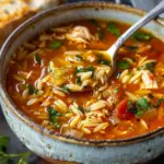 Chicken Orzo Tomato Soup Recipe
