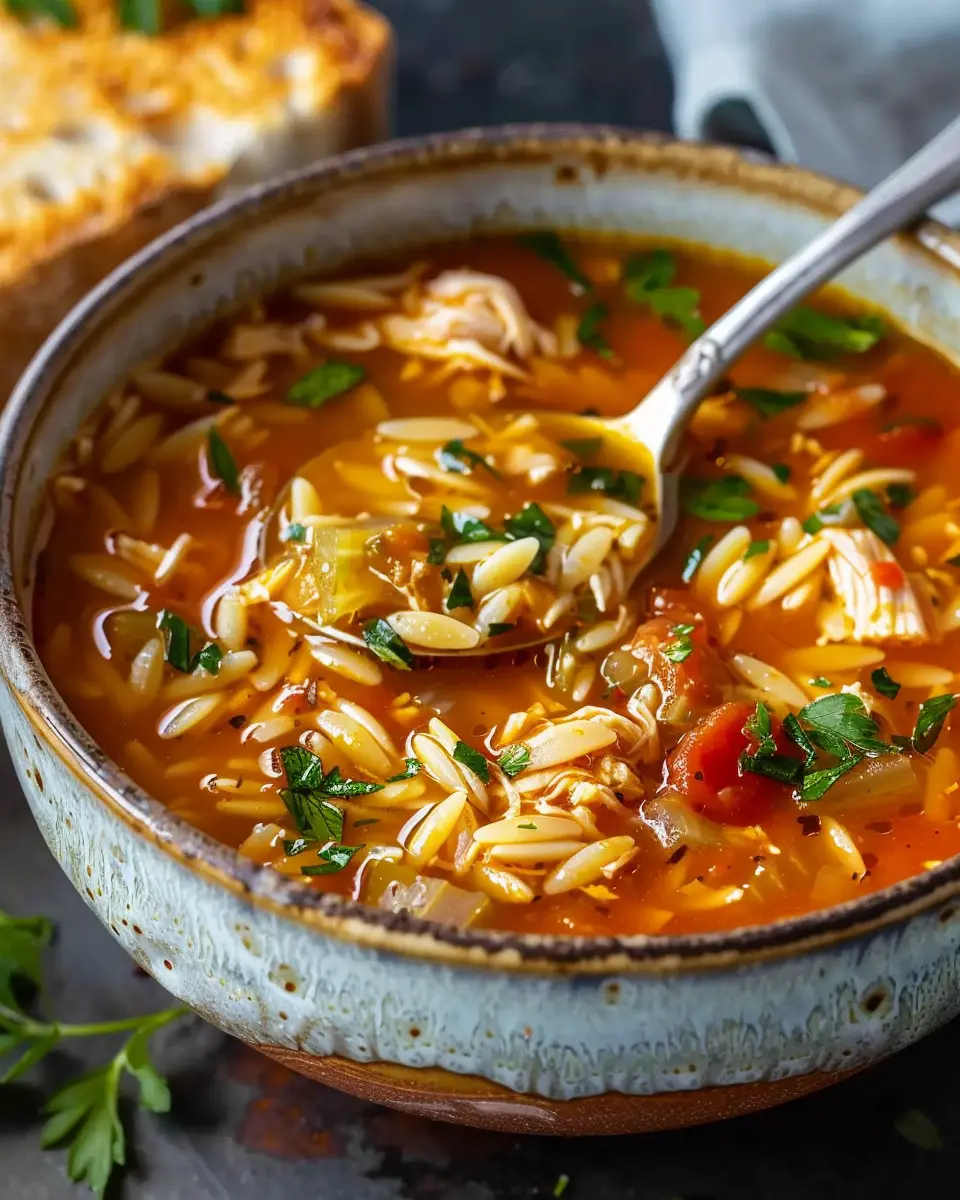 Chicken Orzo Tomato Soup Recipe: A Cozy and Easy Dinner Delight