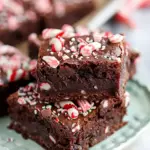 Festive Peppermint Brownies