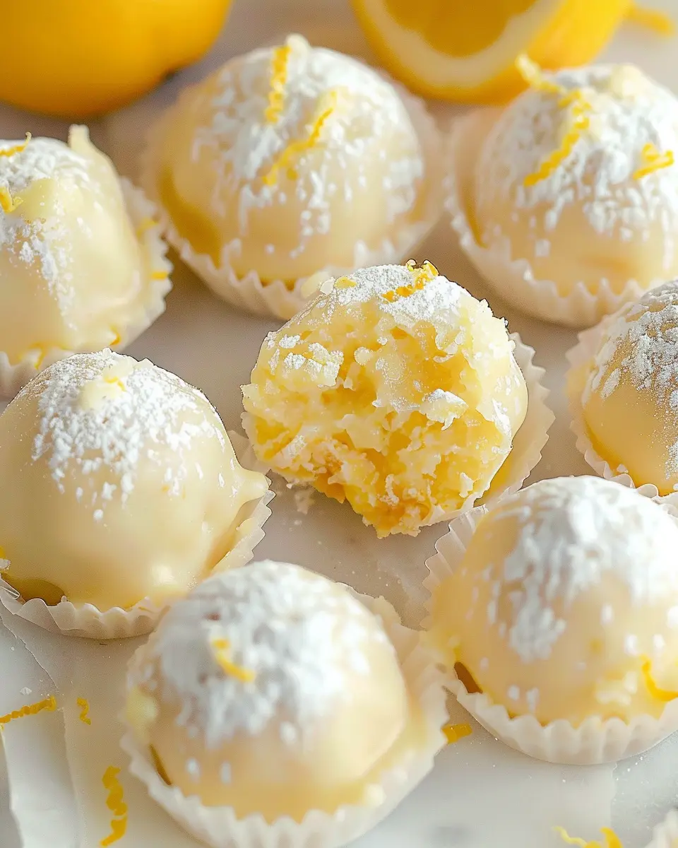 Lemon Truffles: Easy Indulgence for Your Sweet Cravings