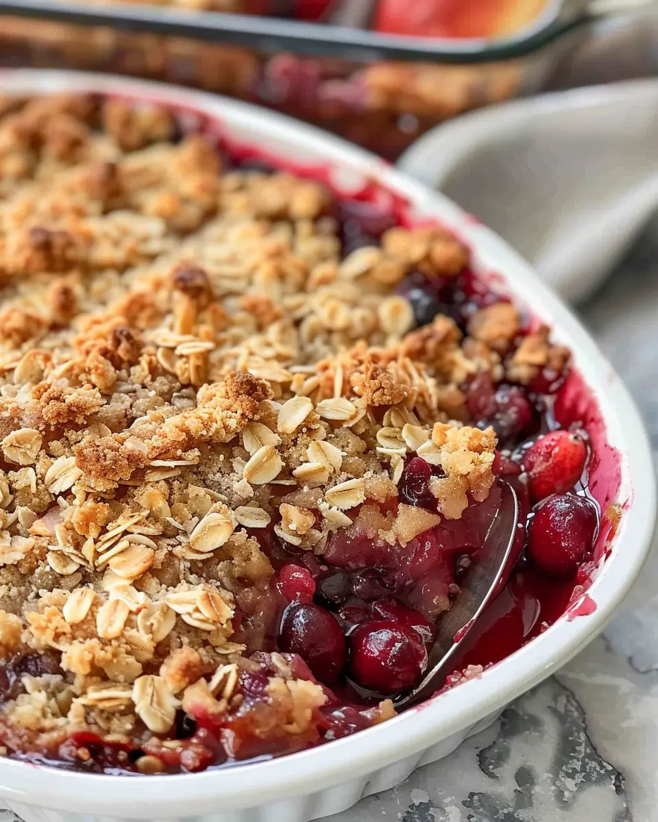 Cranberry Apple Crisp: The Best Cozy Fall Dessert Recipe