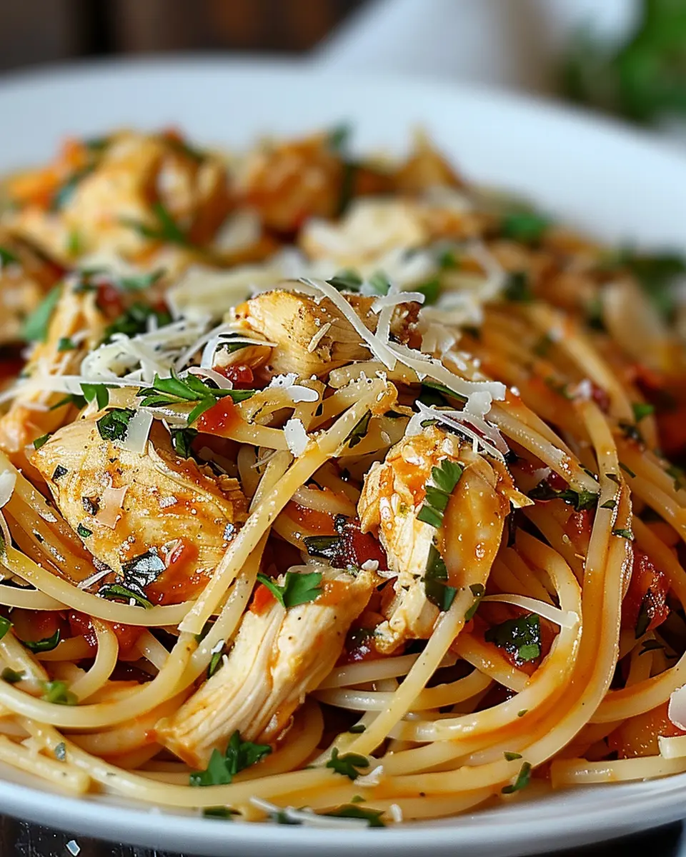 Monterey Chicken Spaghetti: Easy Comfort Food with Turkey Bacon