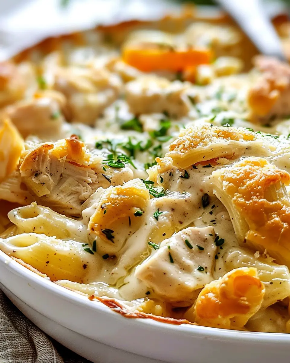 Creamy Chicken Pot Pie Pasta: A Cozy, Indulgent Twist
