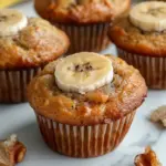 Low Calorie Greek Yogurt Banana Muffins