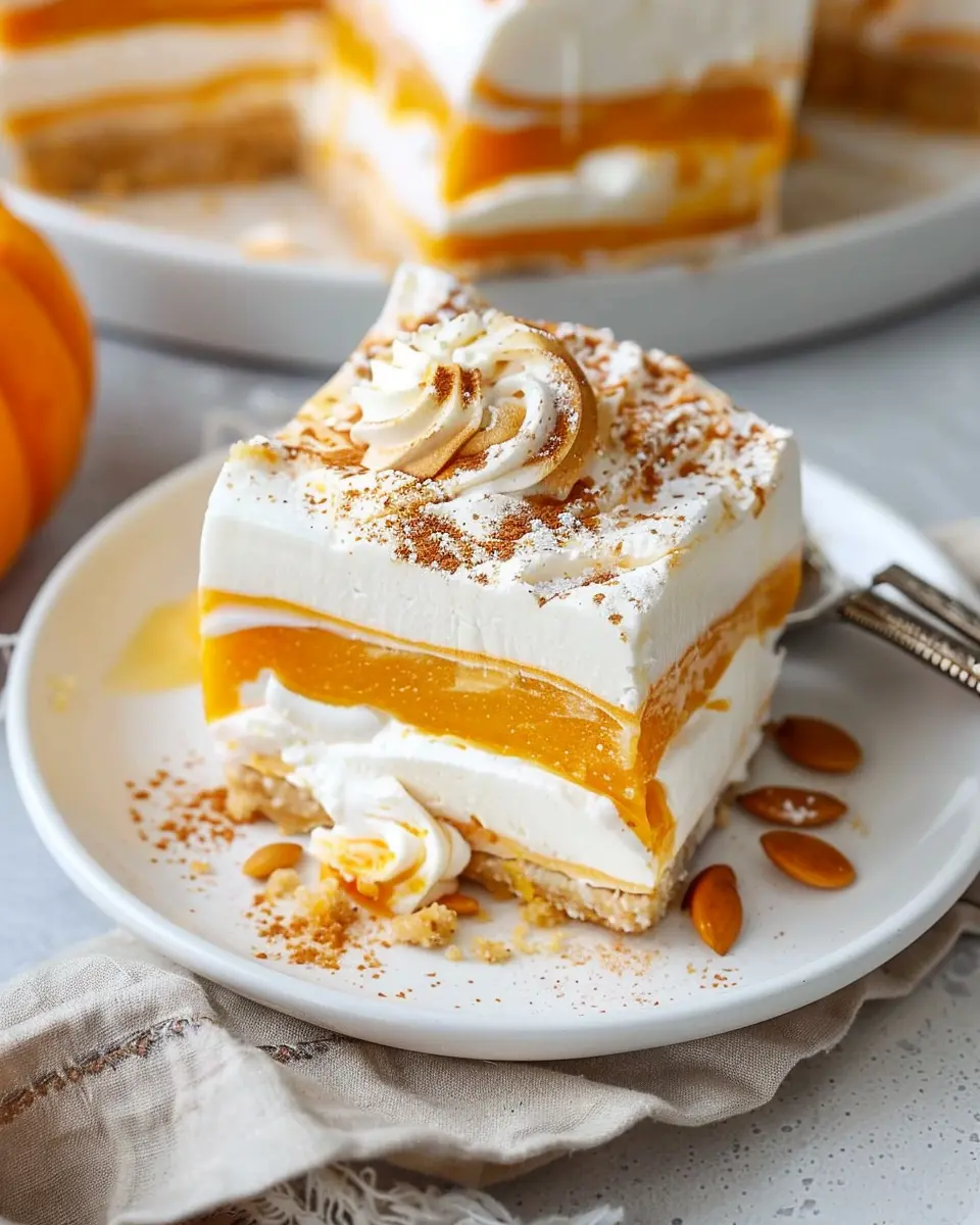 Pumpkin Lush: Indulgent Layered Delight for Your Fall Table