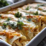 38g Protein Chicken Enchiladas with Dreamy White Sauce