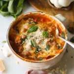 Easy Creamy Lasagna Soup