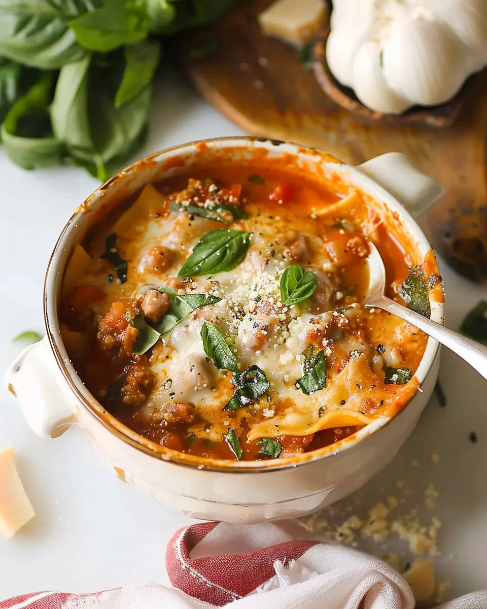 Easy Creamy Lasagna Soup: A Cozy Twist on Comfort Food