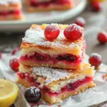 Cranberry Lemon Bars