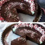 Dark Chocolate Peppermint Mousse Tart