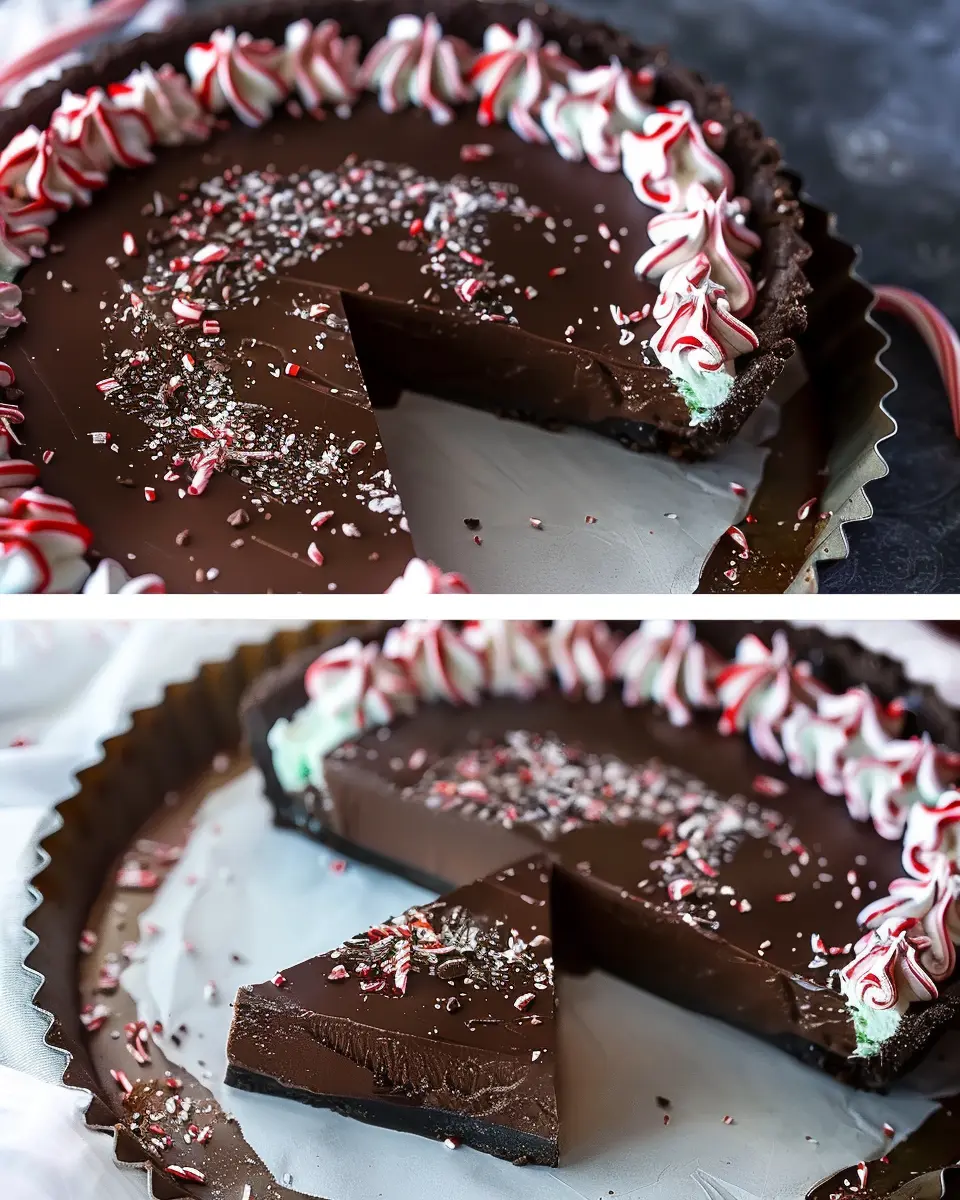 Dark Chocolate Peppermint Mousse Tart: A Decadent Delight to Savour