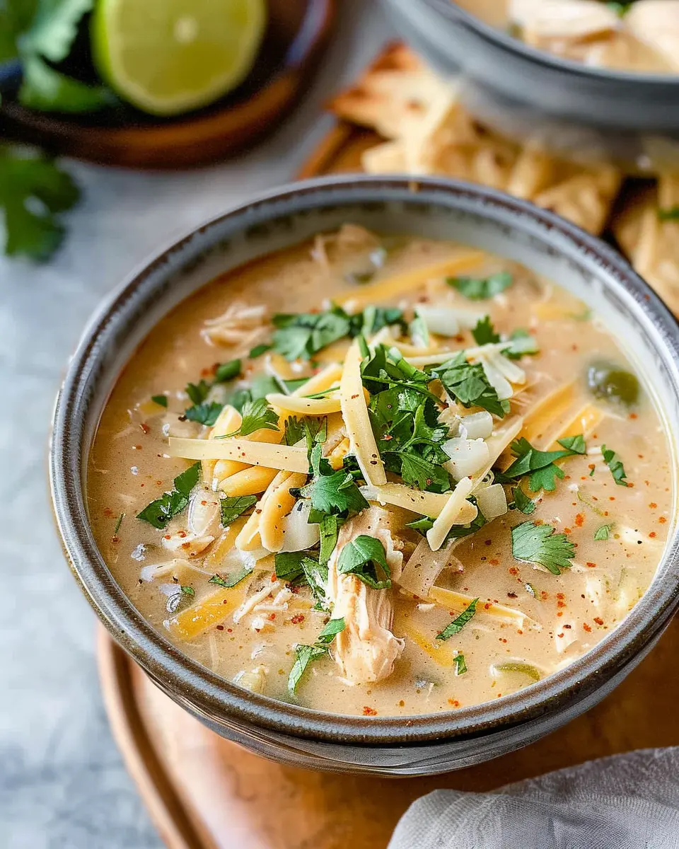 White Chicken Chili: Easy Comfort Food with Turkey Bacon Delight