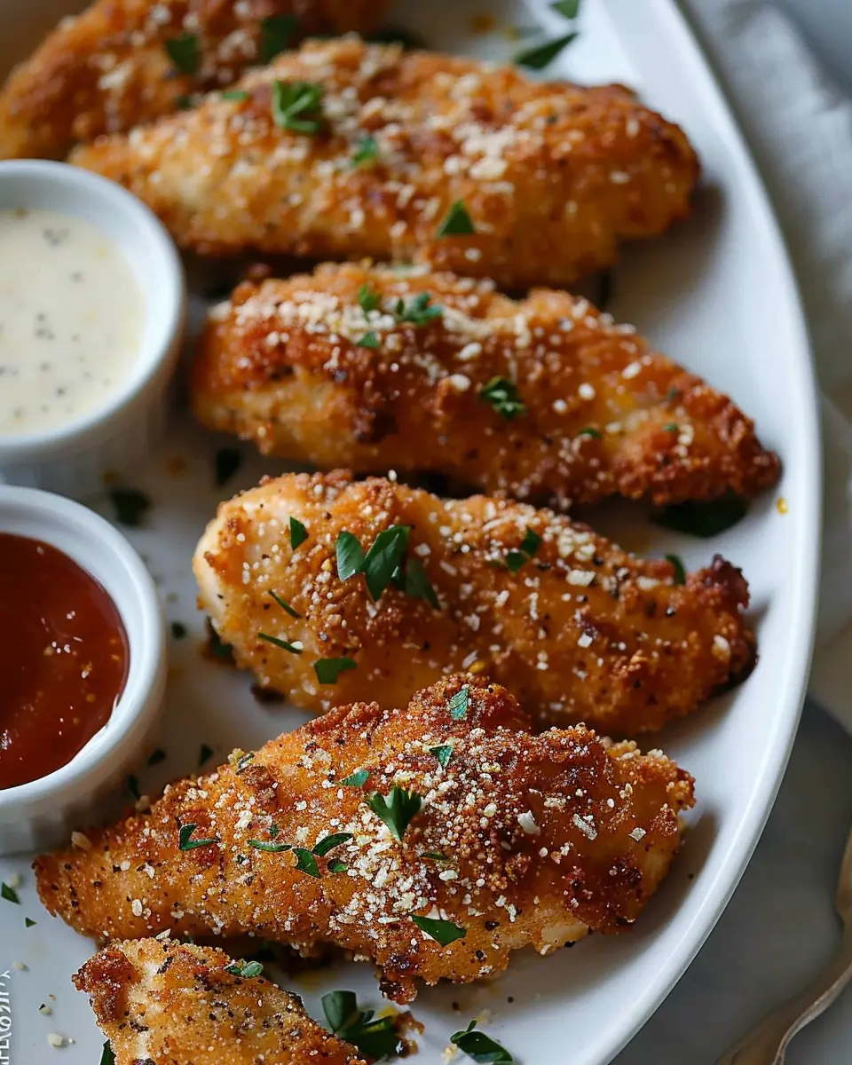 Parmesan Baked Chicken Tenders: Easy, Crispy, and Delicious at Home
