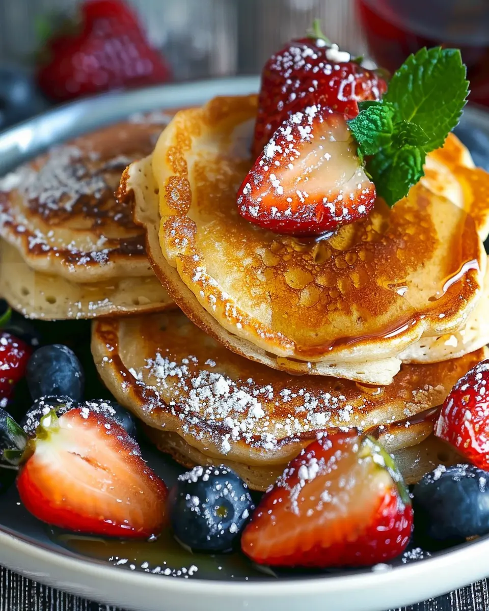 Cottage Cheese Pancakes: Easy Recipe with Turkey Bacon Delight