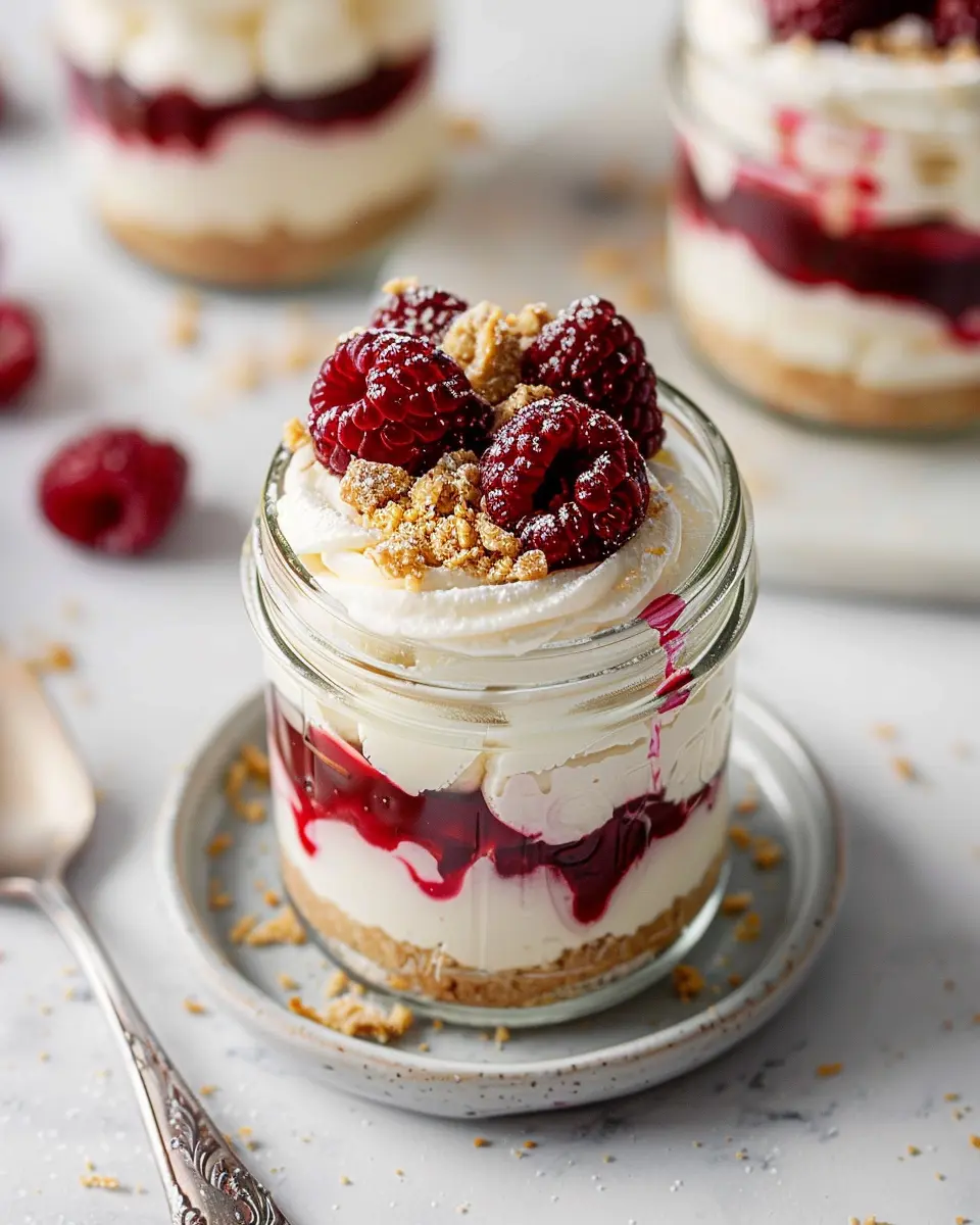 Healthier No-Bake Cheesecake in a Jar: A Guilt-Free Delight