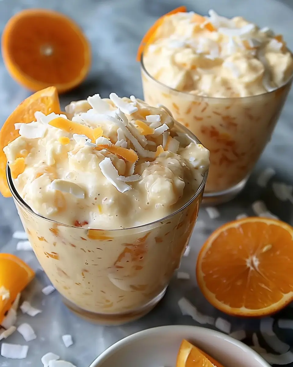 Creamy Coconut Orange Bliss: Indulgent Treat for Food Lovers