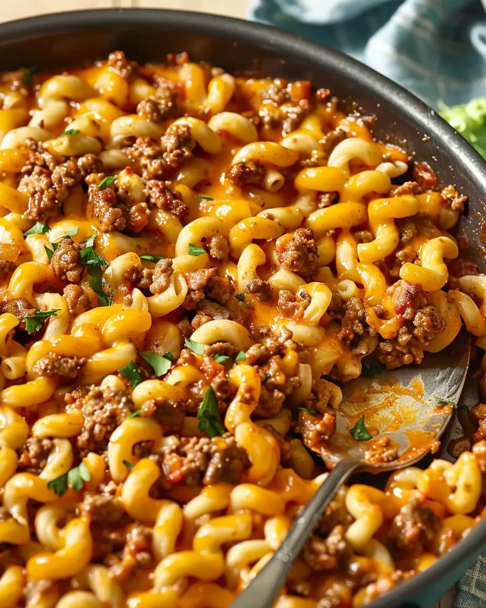 Homemade Hamburger Helper: Easy Comfort Food with Turkey Bacon